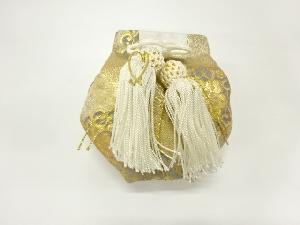 リサイクル　華紋模様織出しお守り袋